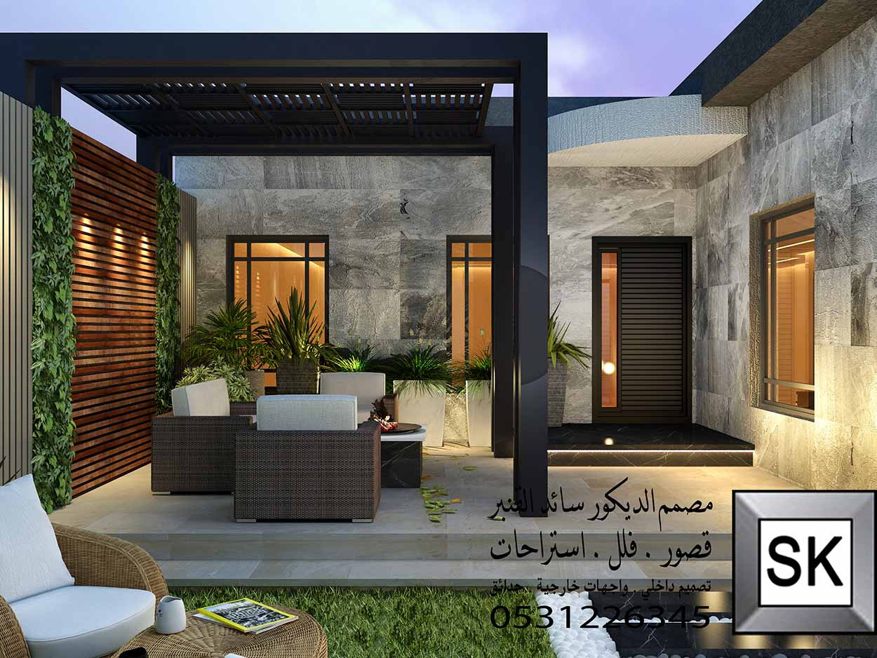 مصمم إستراحات محترف في الرياض