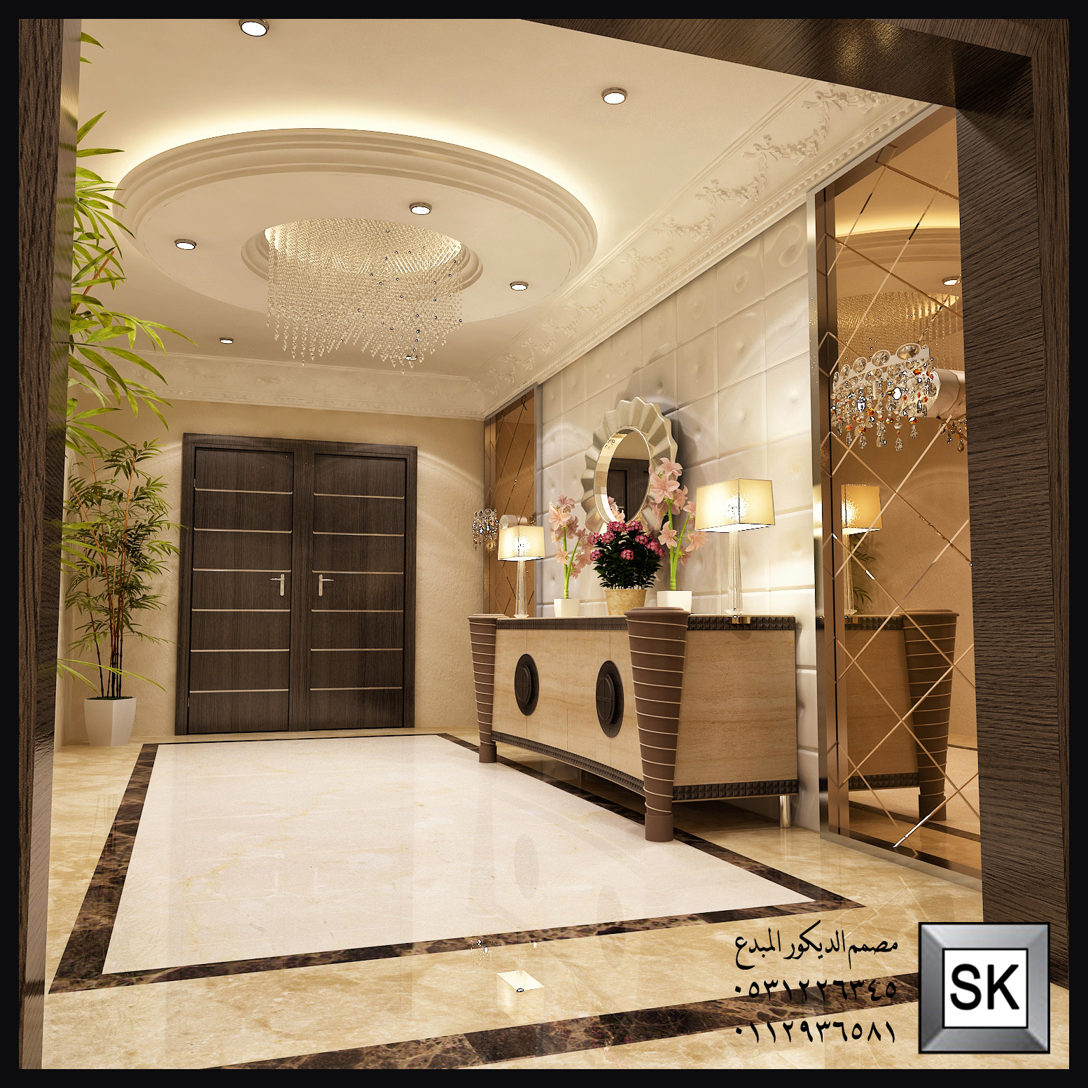 تصميم و تنفيذ ديكور داخلي كلاسيك في السعودية