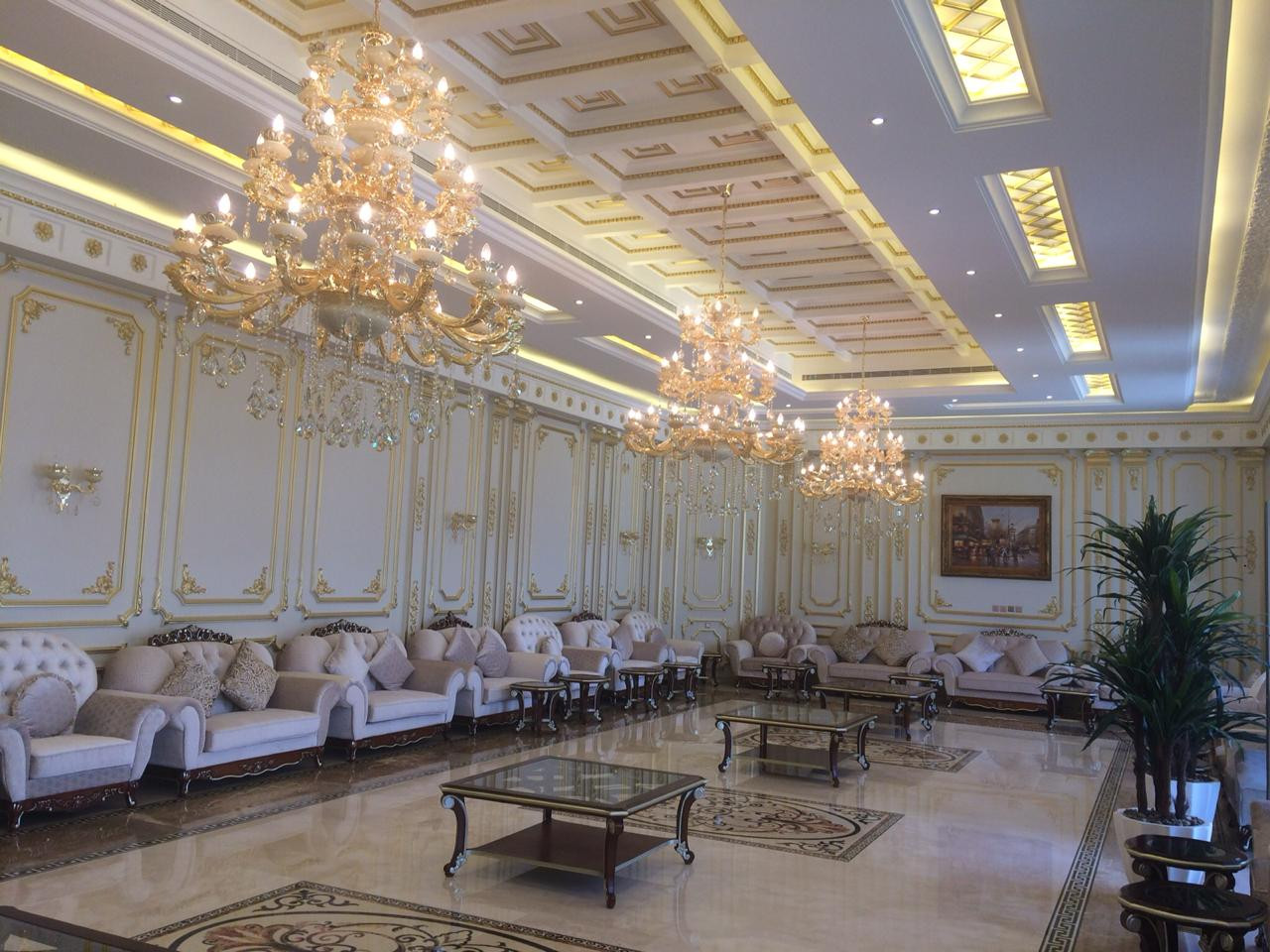 تشطيب مجلس رجال فاخر في الرياض