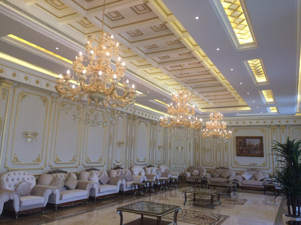 تشطيب مجلس رجال فاخر في الرياض