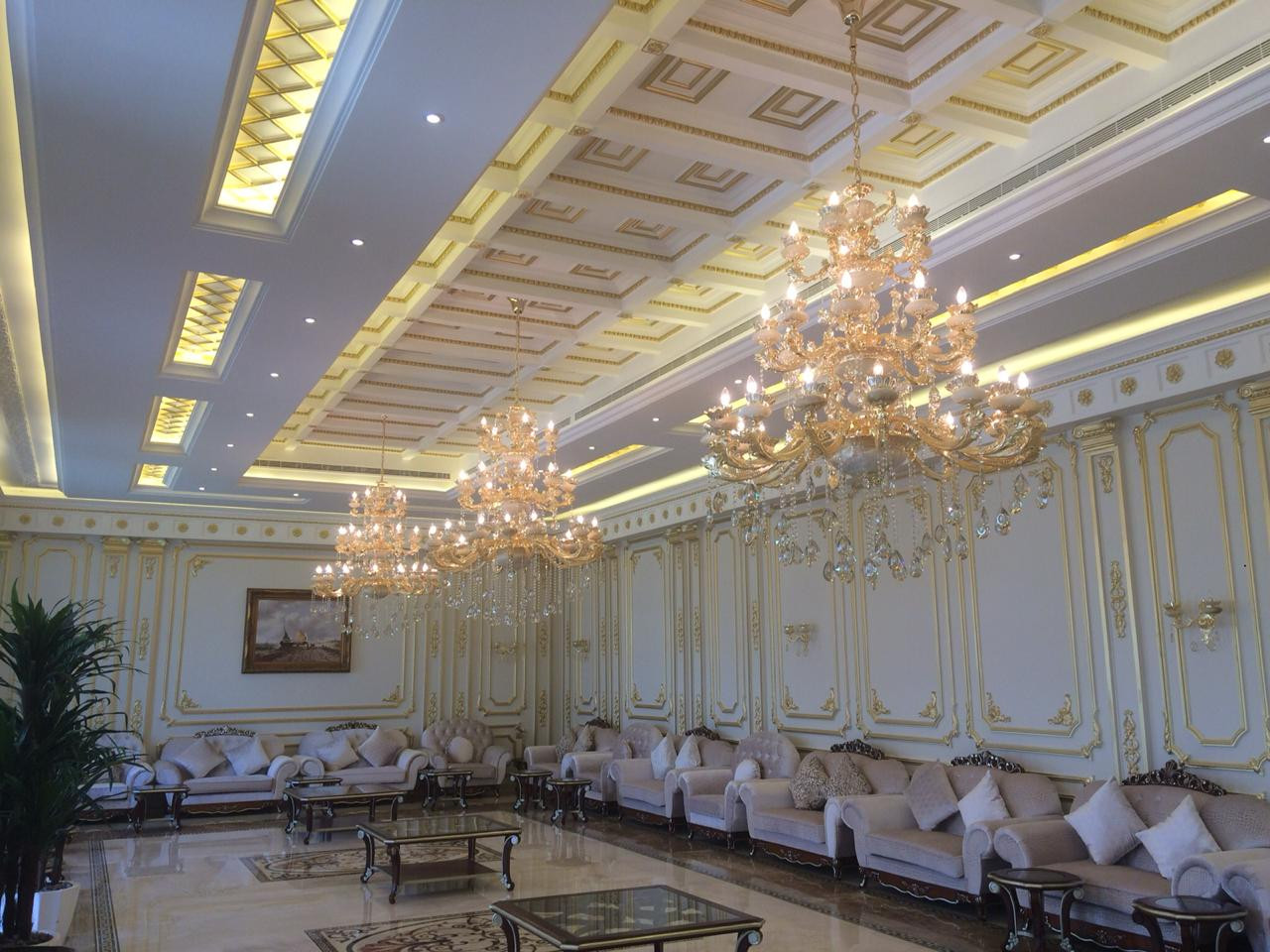 تشطيب مجلس رجال فاخر في الرياض