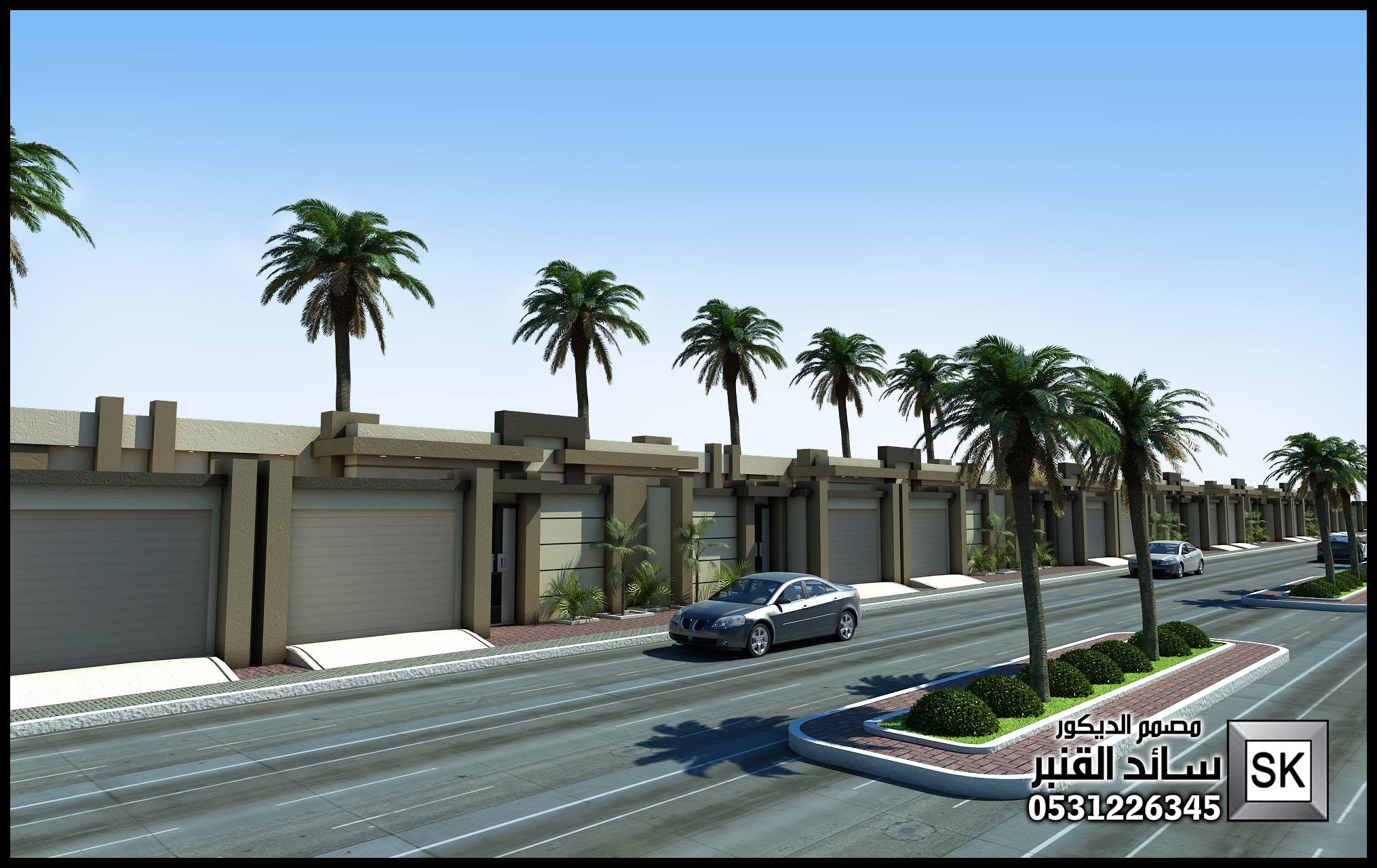 تصميم و تنفيذ منتجع فاخر في خميس مشيط