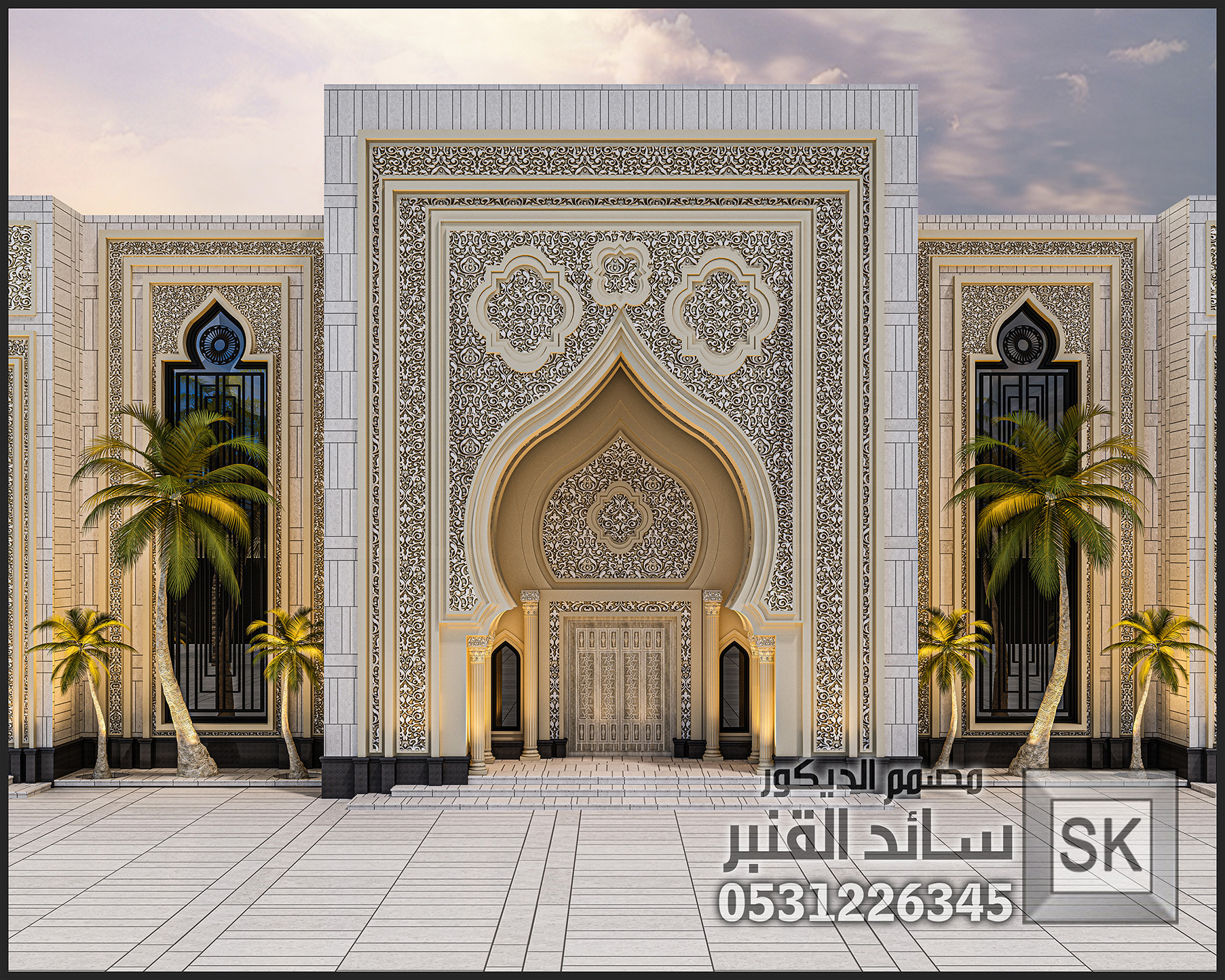 واجهات أندلسية فخمة في السعودية