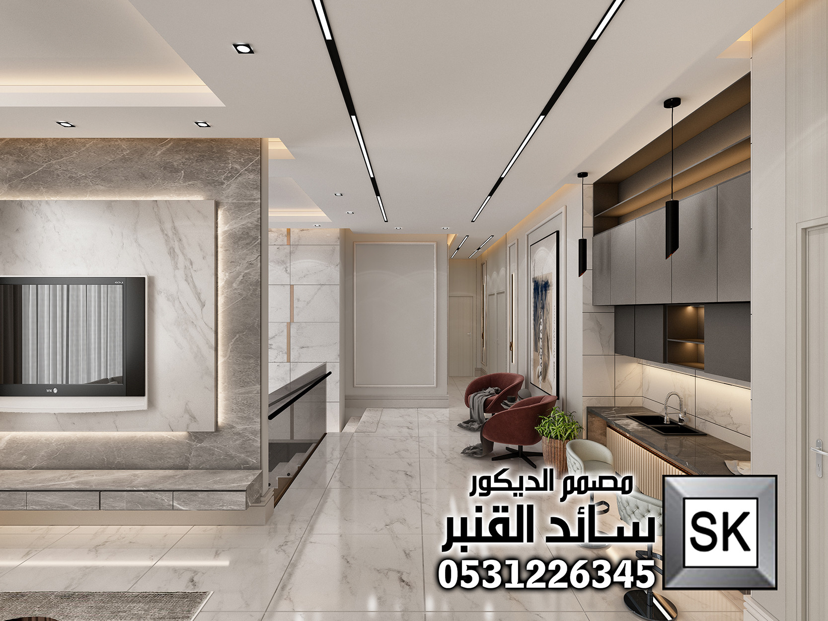 مصمم ديكور داخلي محترف في الرياض