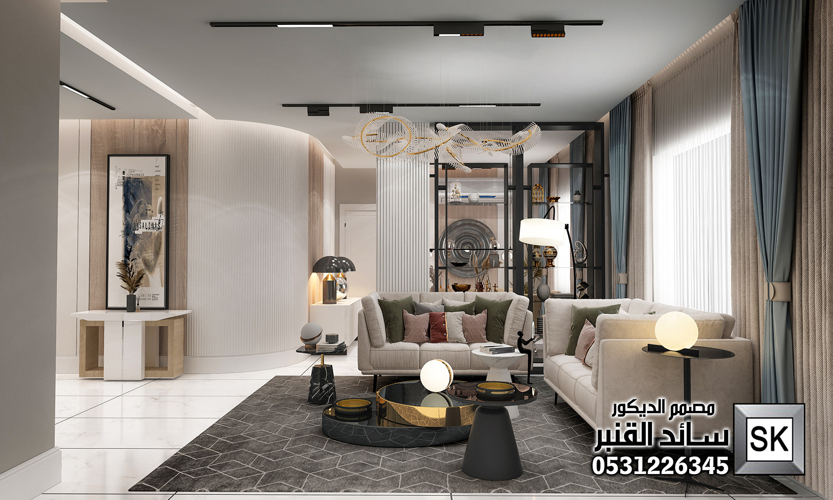 مصمم ديكور داخلي محترف و مبدع في الرياض