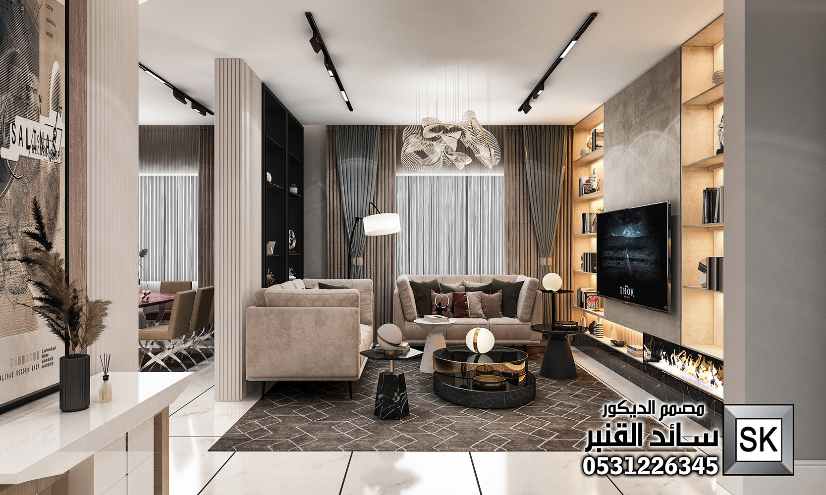 مصمم ديكور داخلي محترف و مبدع في الرياض