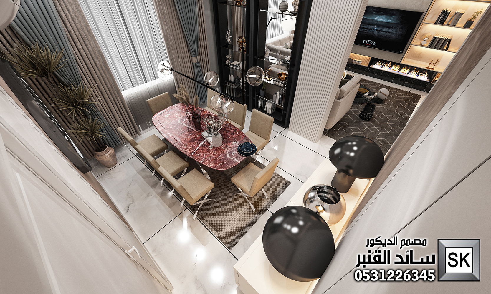 مصمم ديكور داخلي محترف و مبدع في الرياض