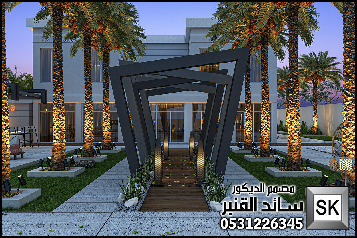 تصميم و تنفيذ منتجعات و مزارع فخمة في الخبر