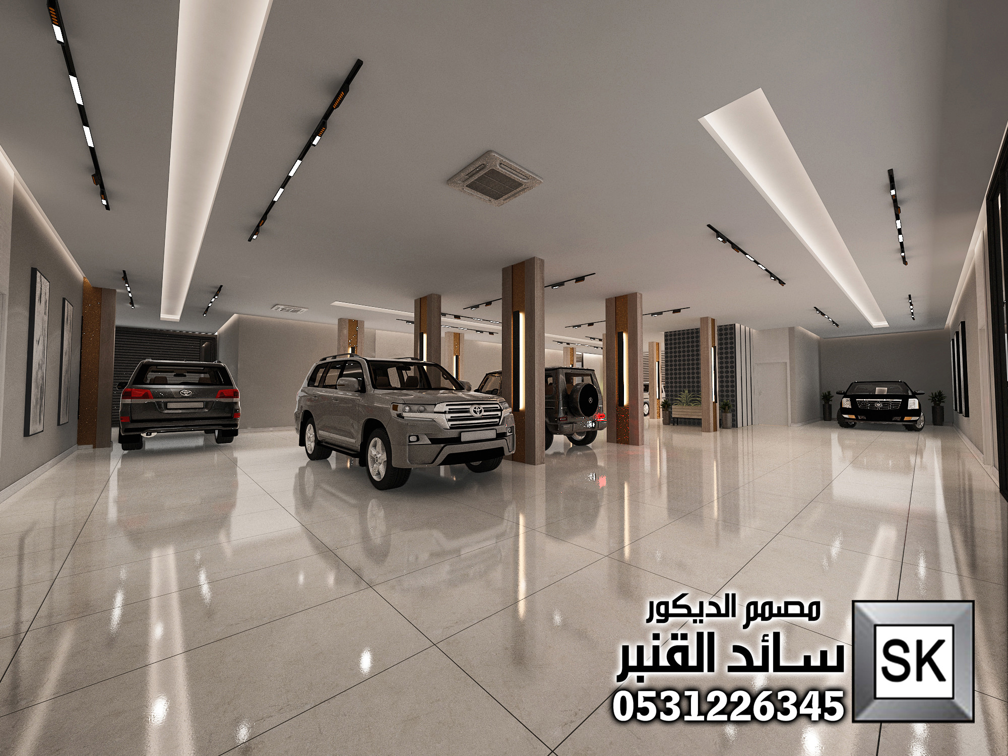 تصميم و تنفيذ ديكور داخلي فاخر في الرياض