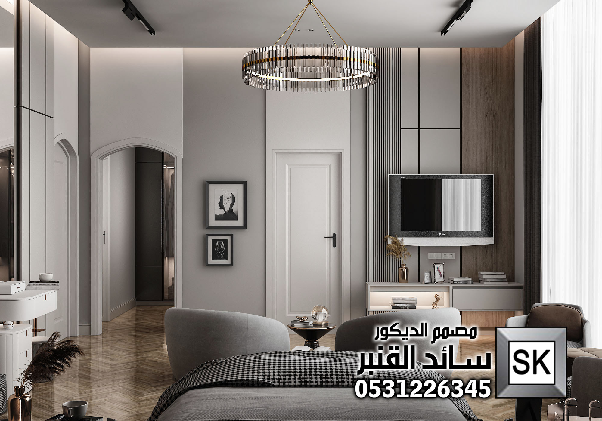 تصميم ديكور داخلي فاخر في جدة