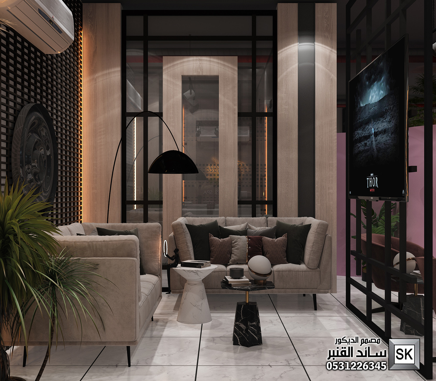 تصميم و تنفيذ مشغل نسائي و سبا و حمام مغربي في الرياض شامل تصميم مجاني