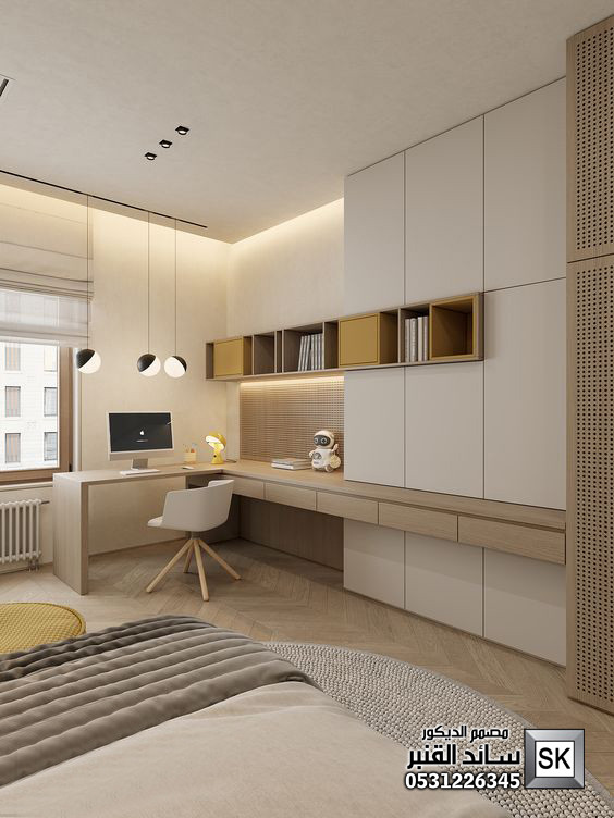 تصميم و تشطيب مكاتب و غرف دراسية فخمة في الرياض