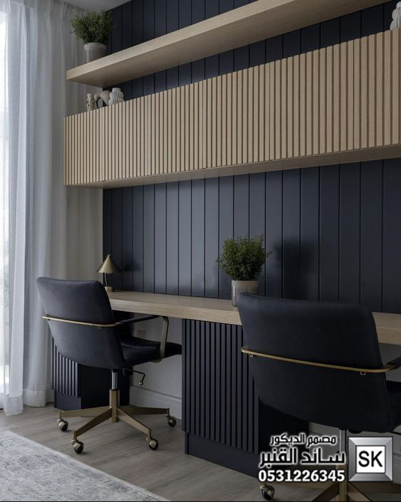 تصميم و تشطيب مكاتب و غرف دراسية فخمة في الرياض