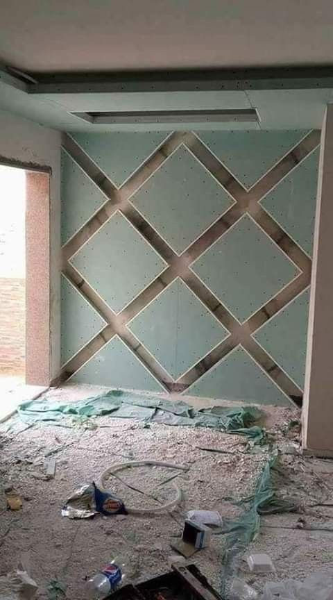 تشطيب جبسمبورد أخضر و أحمر المدى فقط 50 ريال شامل التصميم المجاني في الرياض