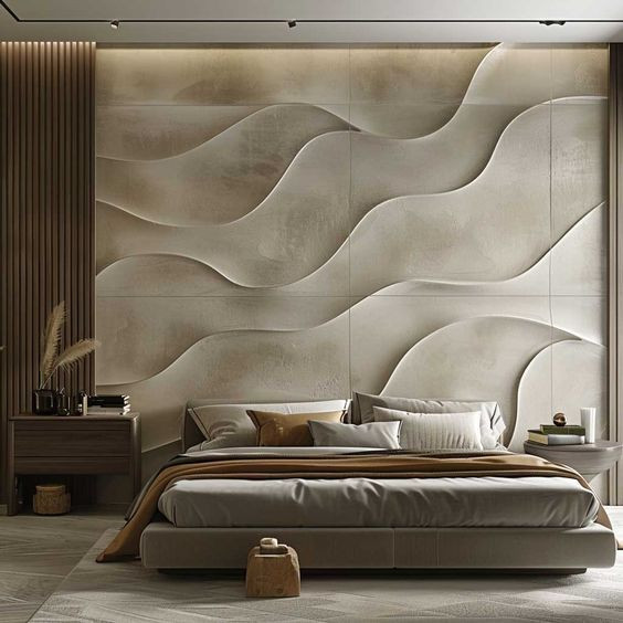 تصميم و تنفيذ جدران مجالس و صالات و غرف نوم  فخمة في السعودية