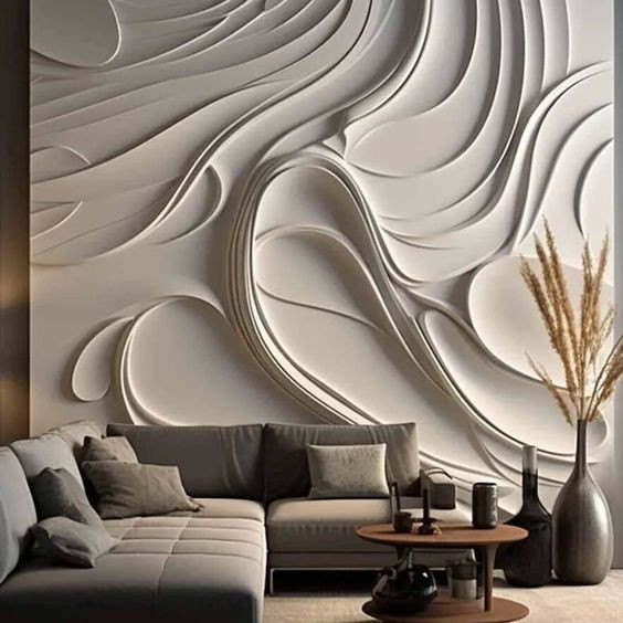 تصميم و تنفيذ جدران مجالس و صالات و غرف نوم  فخمة في السعودية