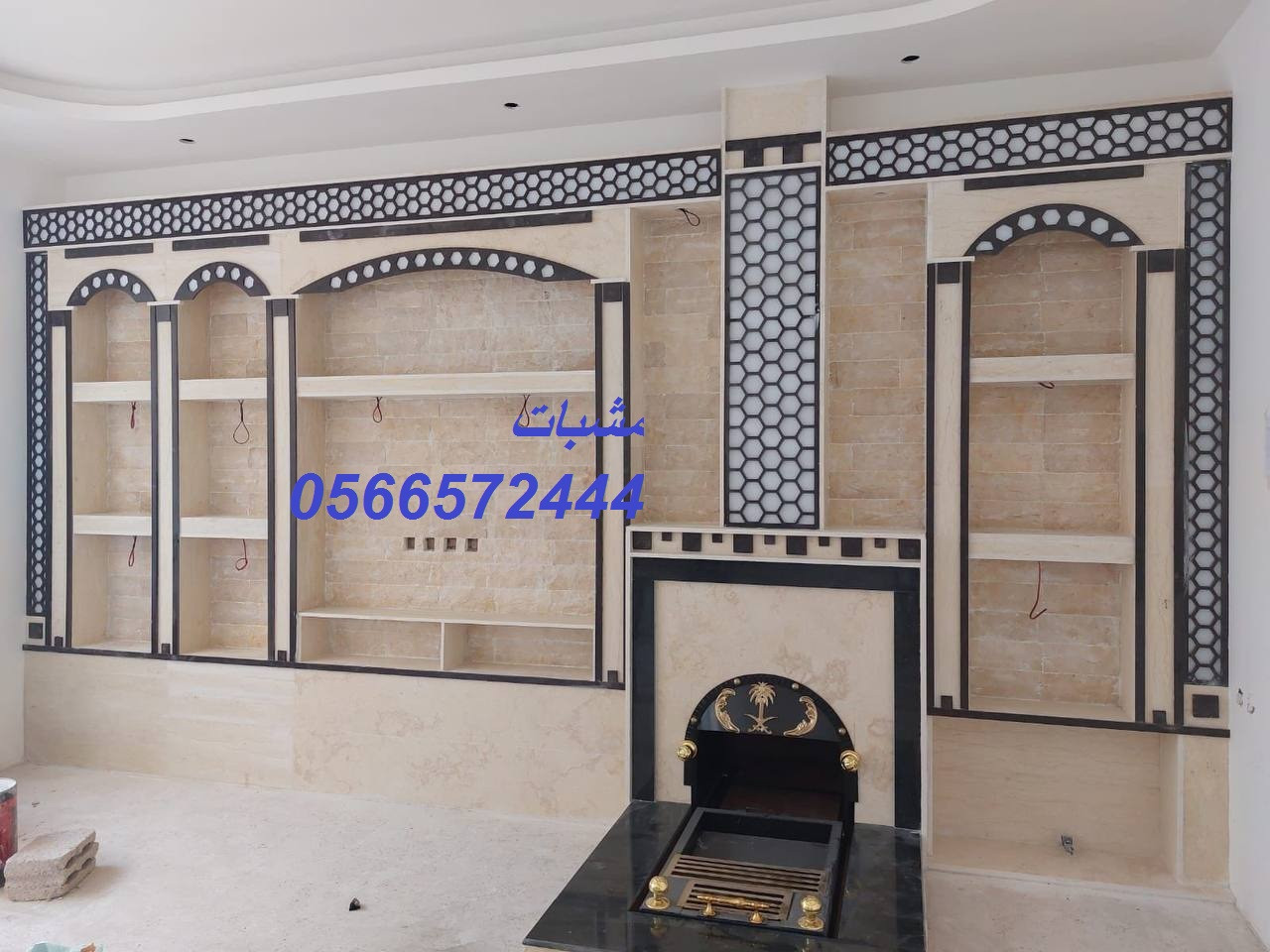مشبات فخمة حديثة بالرياض تركيب مشبات حجر ورخام معلم مشبات