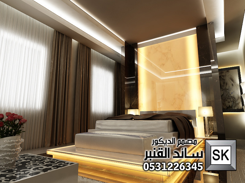 تصميم و تشطيب ديكور داخلي قبو ترفيهي فاخر في الدمام