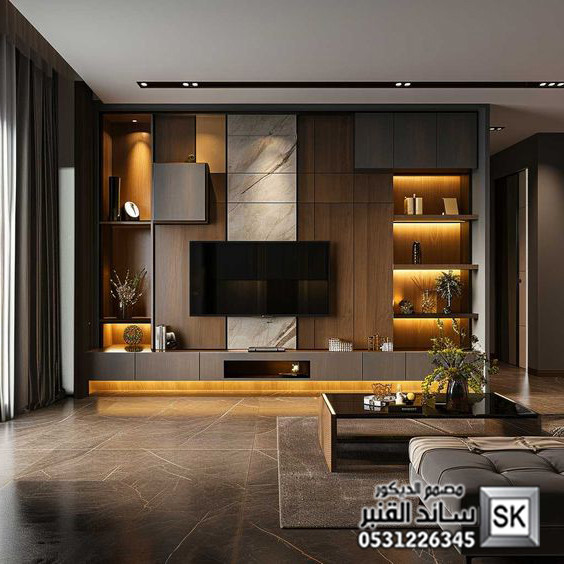 تشطيب جدران مجالس رجال و مجالس نساء و صالات و غرف نوم و غرف طعام فخمة في الرياض