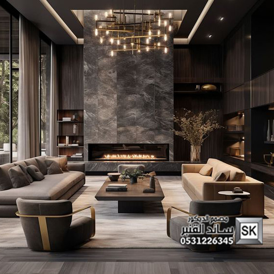 تصميم و تنفيذ جدران تلفاز للمجالس و صالات و غرف النوم و الطعام في الدمام