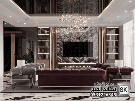 تصميم و تنفيذ جدران تلفاز للمجالس و صالات و غرف النوم و الطعام في الدمام