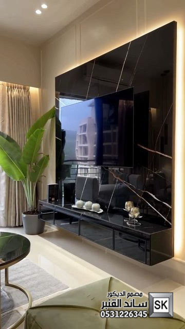 تصميم و تنفيذ جدران تلفاز للمجالس و صالات و غرف النوم و الطعام في الدمام