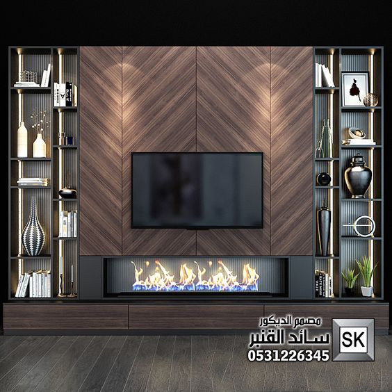 تصميم و تنفيذ جدران تلفاز فخمة في السعودية