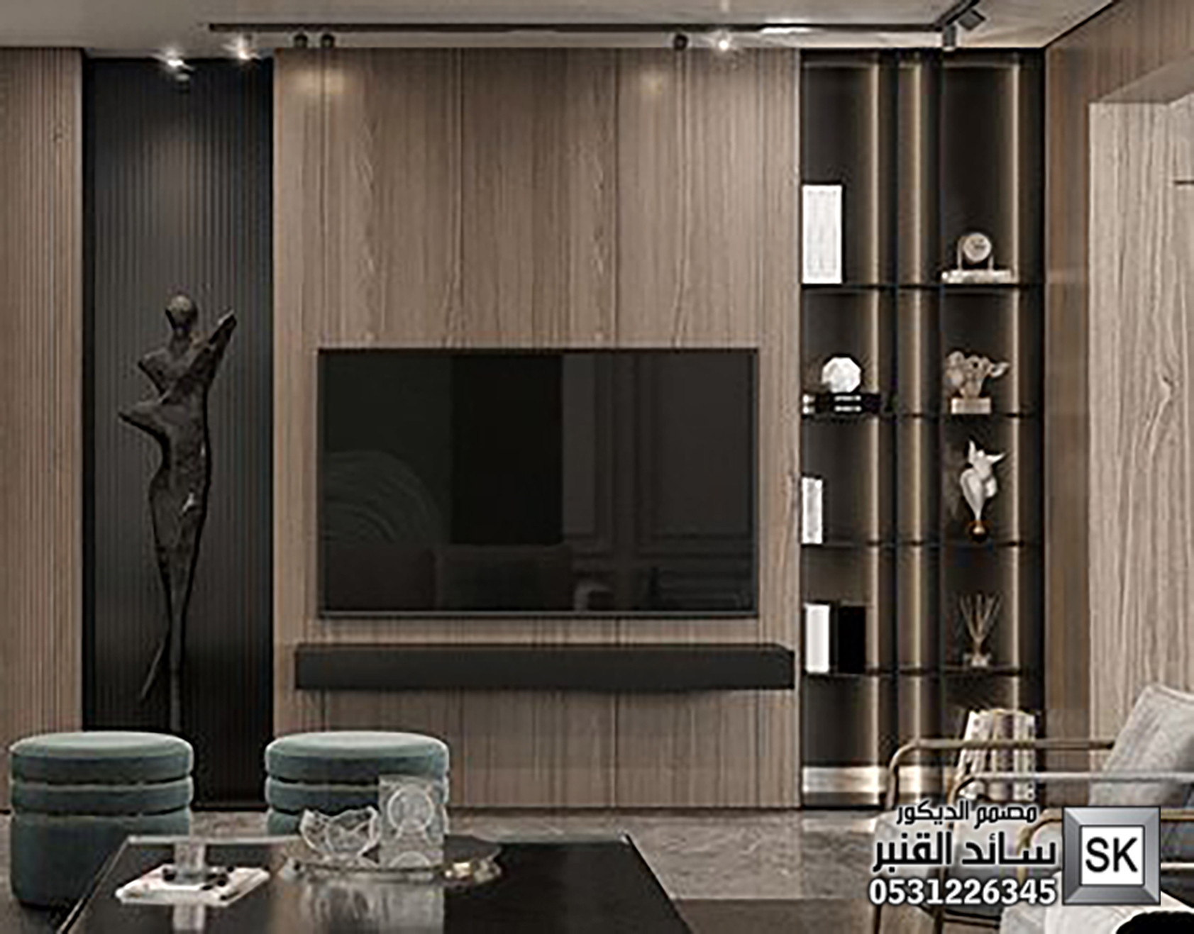 جدران تلفاز فخمة 2025 في السعودية
