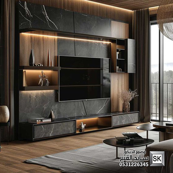 جدار مجالس و صالات و غرف نوم فاخرة في السعودية 2025