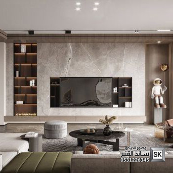 جدار مجالس و صالات و غرف نوم فاخرة في السعودية 2025