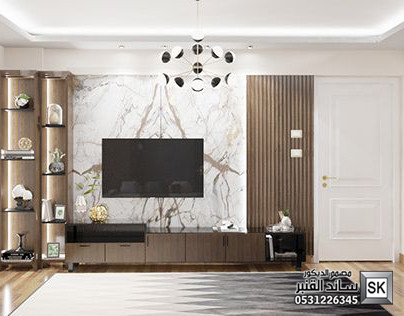 جدران TV فخمة في السعودية