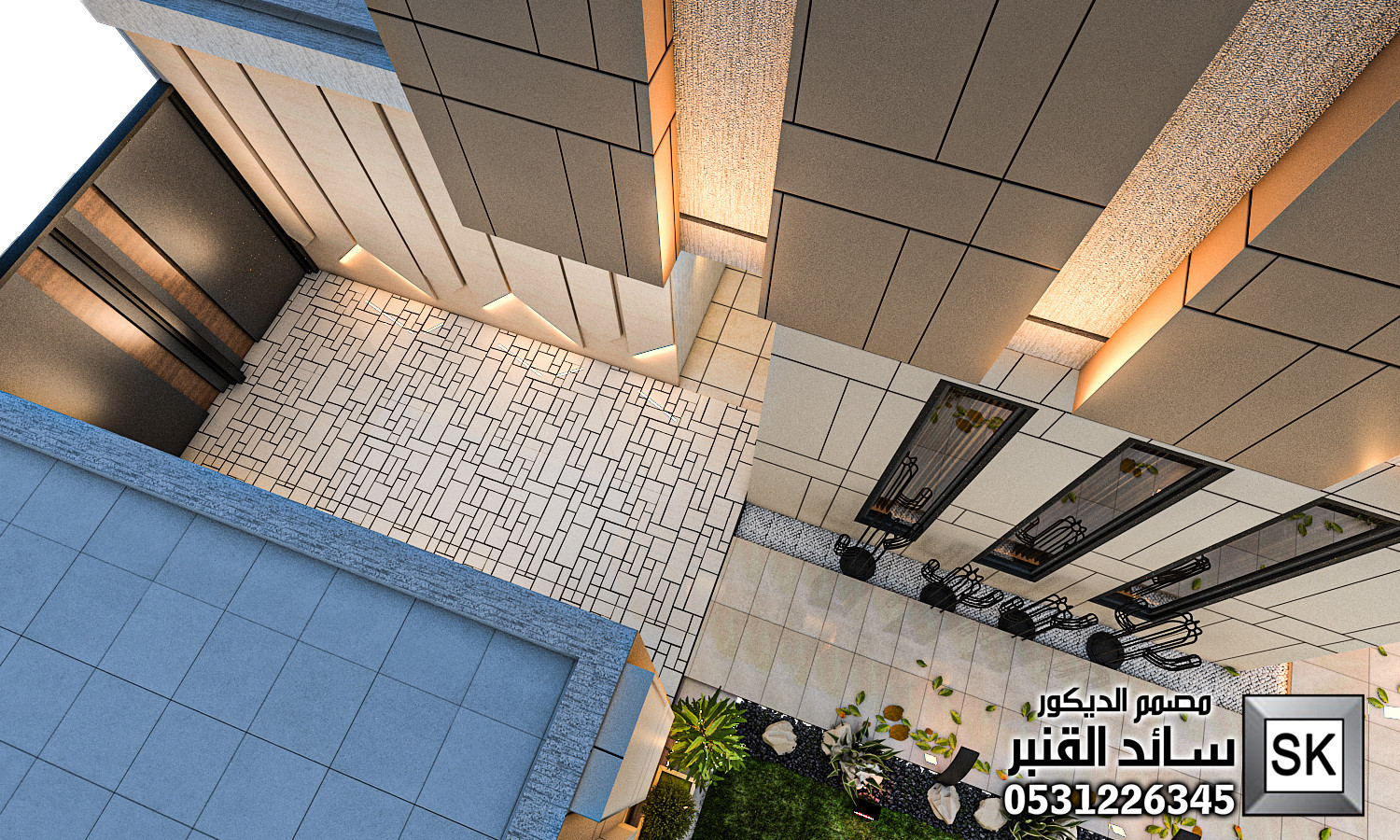 مصمم لاندسكيب منزلي محترف في الرياض