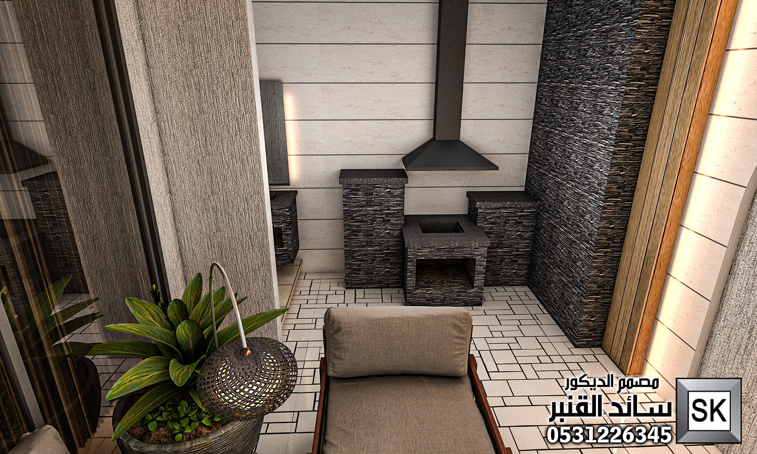 مصمم لاندسكيب منزلي محترف في الرياض