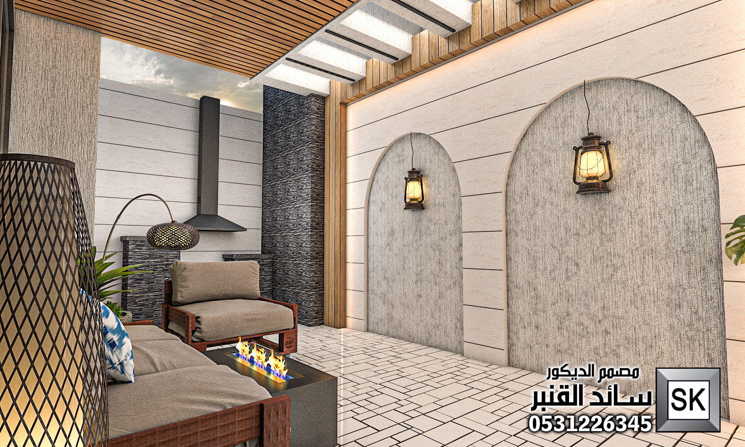 مصمم لاندسكيب منزلي محترف في الرياض