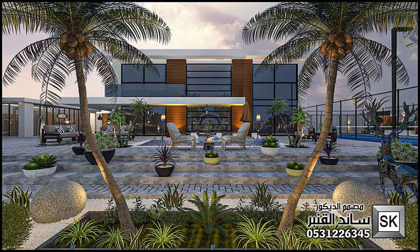 تصميم و تنفيذ مزارع فخمة في العمارية بالرياض