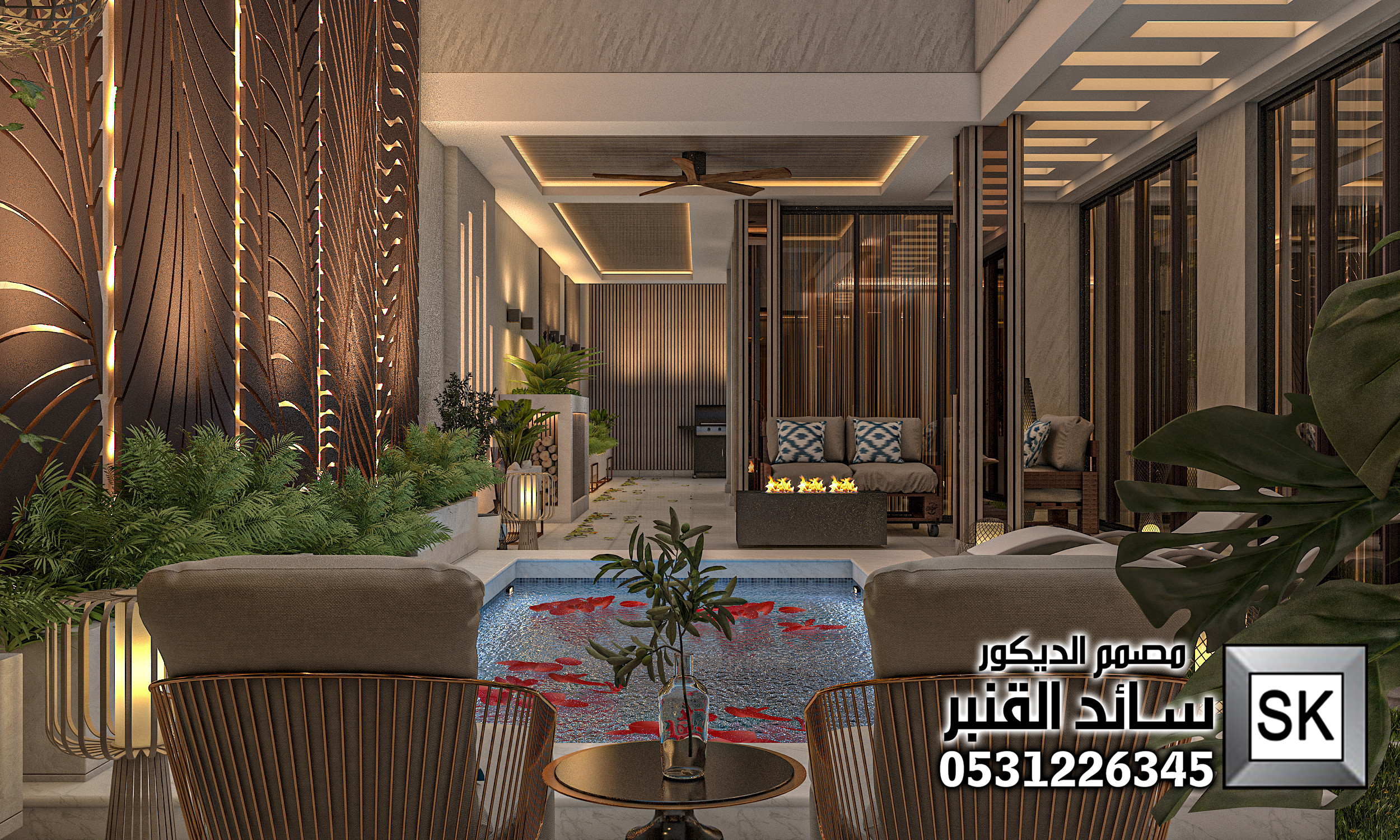 مصمم حدائق محترف في الرياض