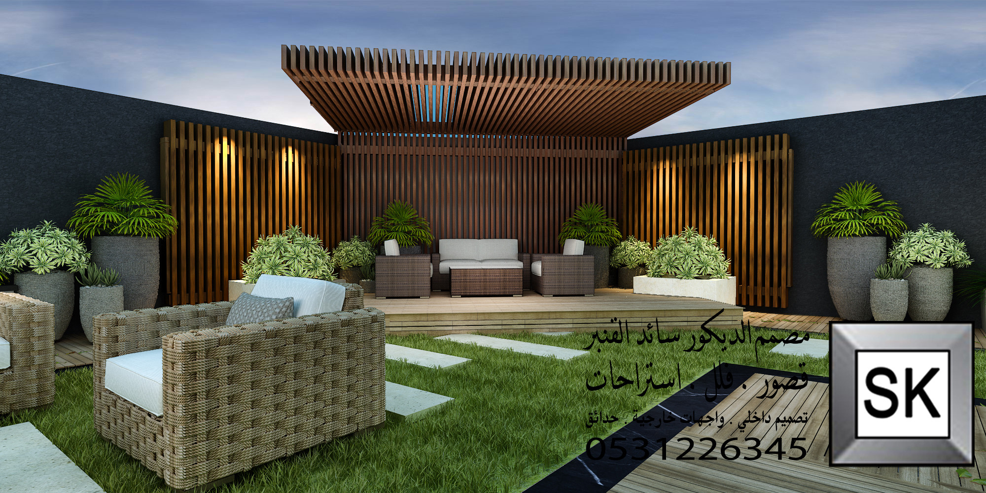 تنسيق حدائق منزلية في الرياض