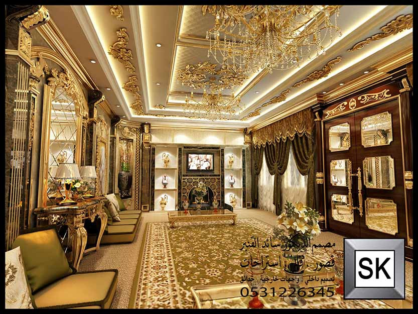 تصميم و تنفيذ ملحق خارجي و مشب فاخر للقصور و الفلل في السعودية