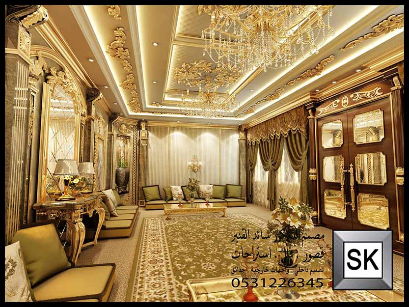 تصميم و تنفيذ ملحق خارجي و مشب فاخر للقصور و الفلل في السعودية