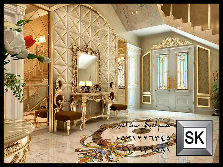 تصميم و تنفيذ ديكور داخلي فاخر للقصور و الفلل و الفنادق في السعودية