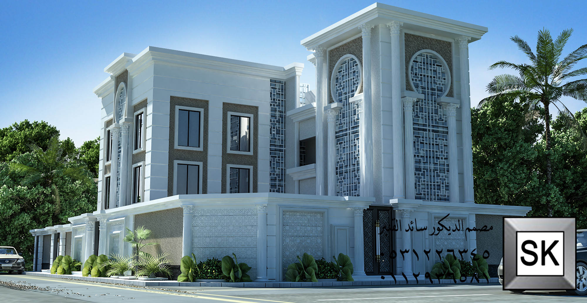 مصمم واجهات كلاسيك فخمة في الرياض