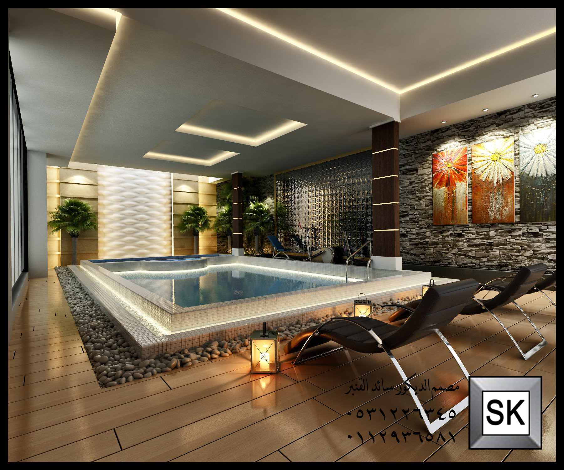 تصميم و تنفيذ ديكور داخلي فاخر في الرياض