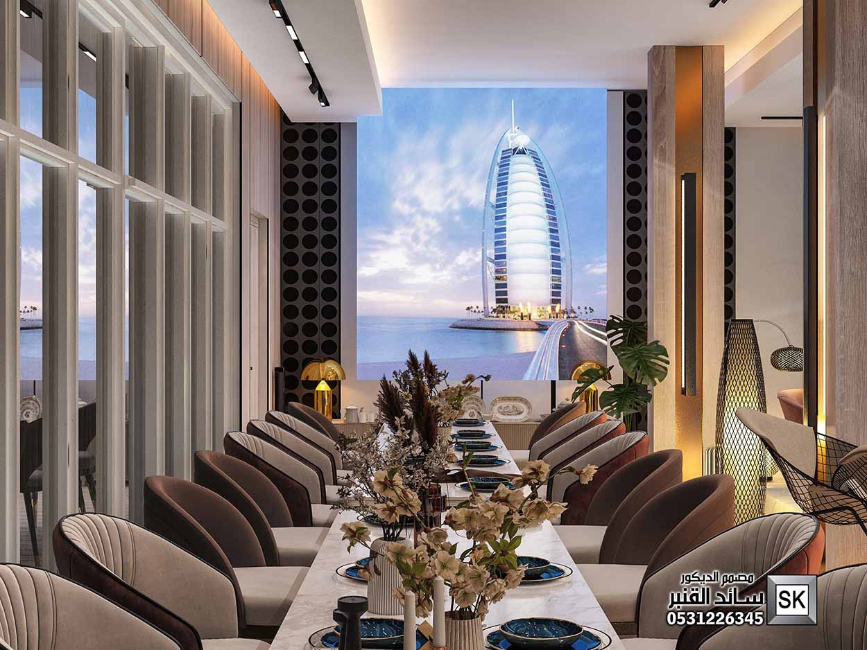 تصميم ديكور داخلي قبو ترفيهي فاخر في الرياض