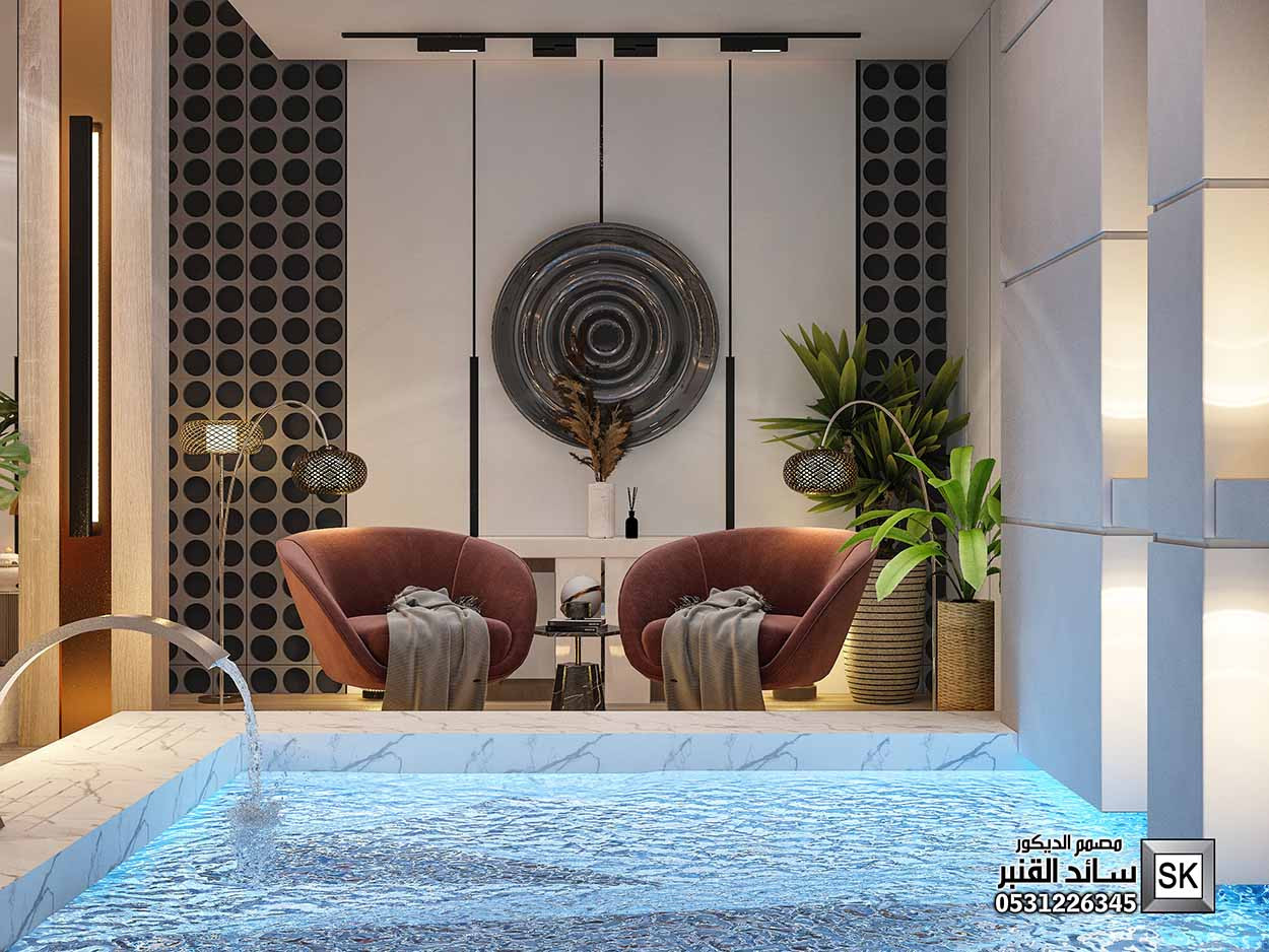 تصميم ديكور داخلي قبو ترفيهي فاخر في الرياض