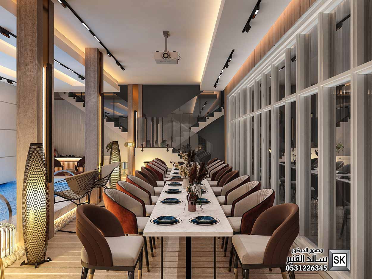 تصميم ديكور داخلي قبو ترفيهي فاخر في الرياض