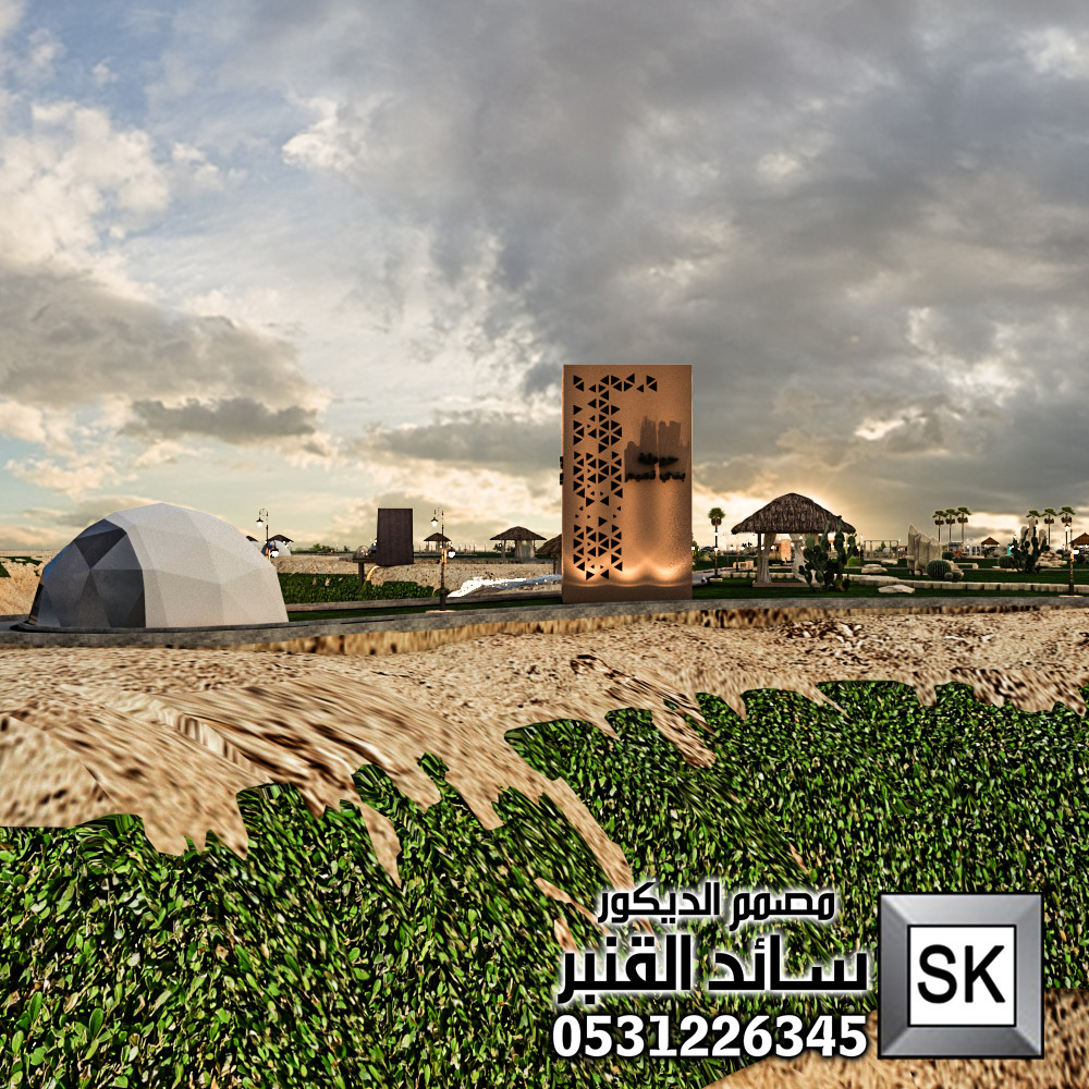 تصميم و تشطيب حدائق و لاندسكيب محميات و مخيمات و منتعجعات في السعودية
