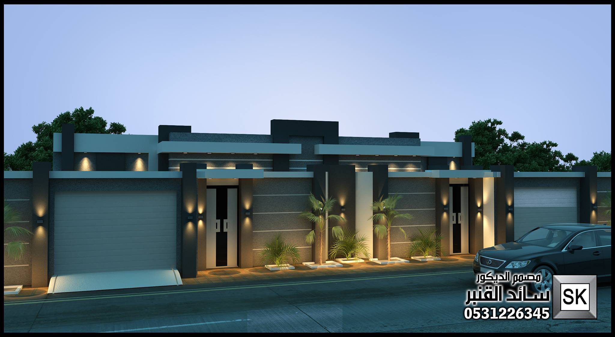 تصميم و تشطيب منتجعات فخمة في أبها