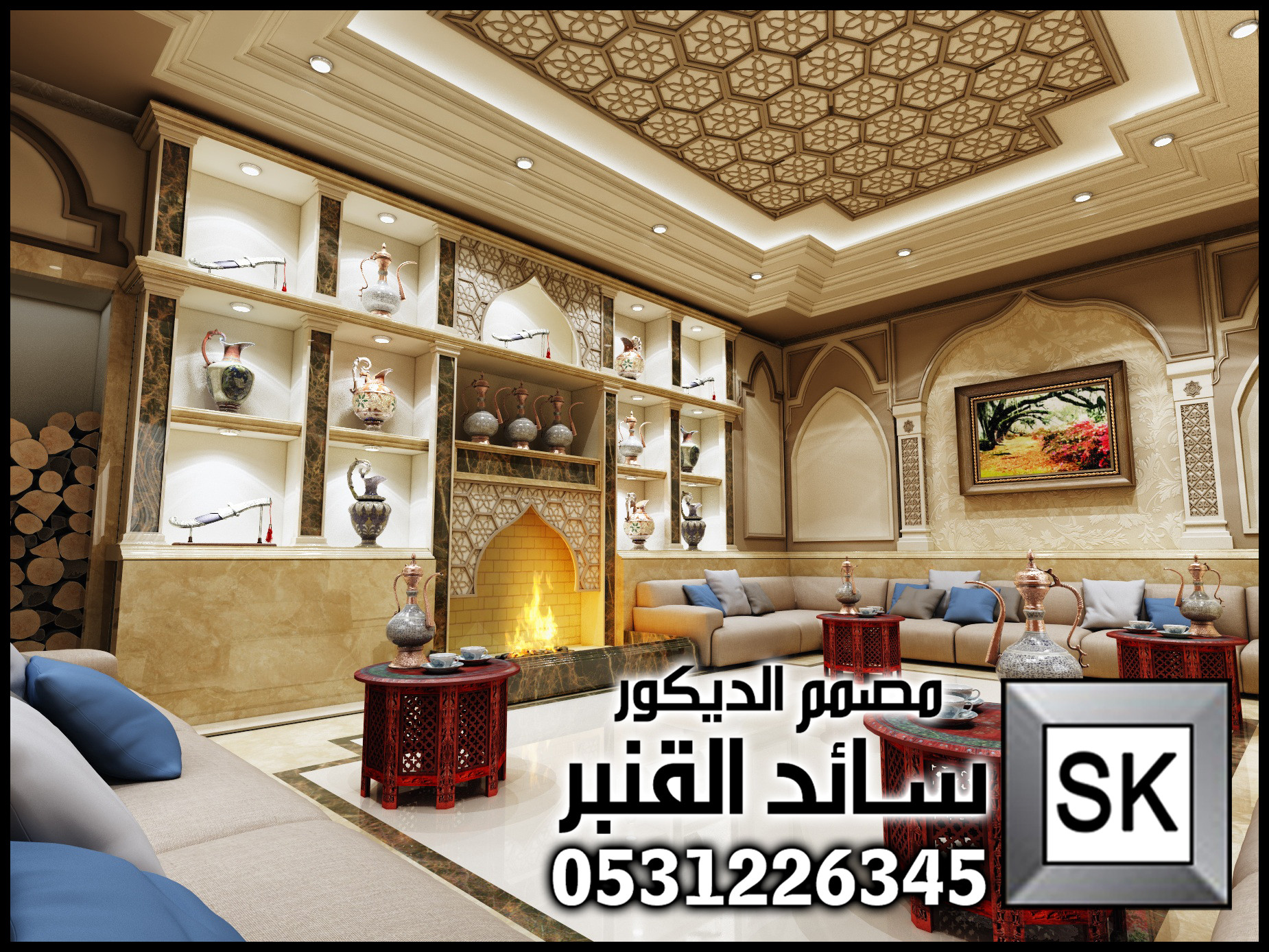 تصميم و تنفيذ ملاحق خارجية و مشبات في الرياض