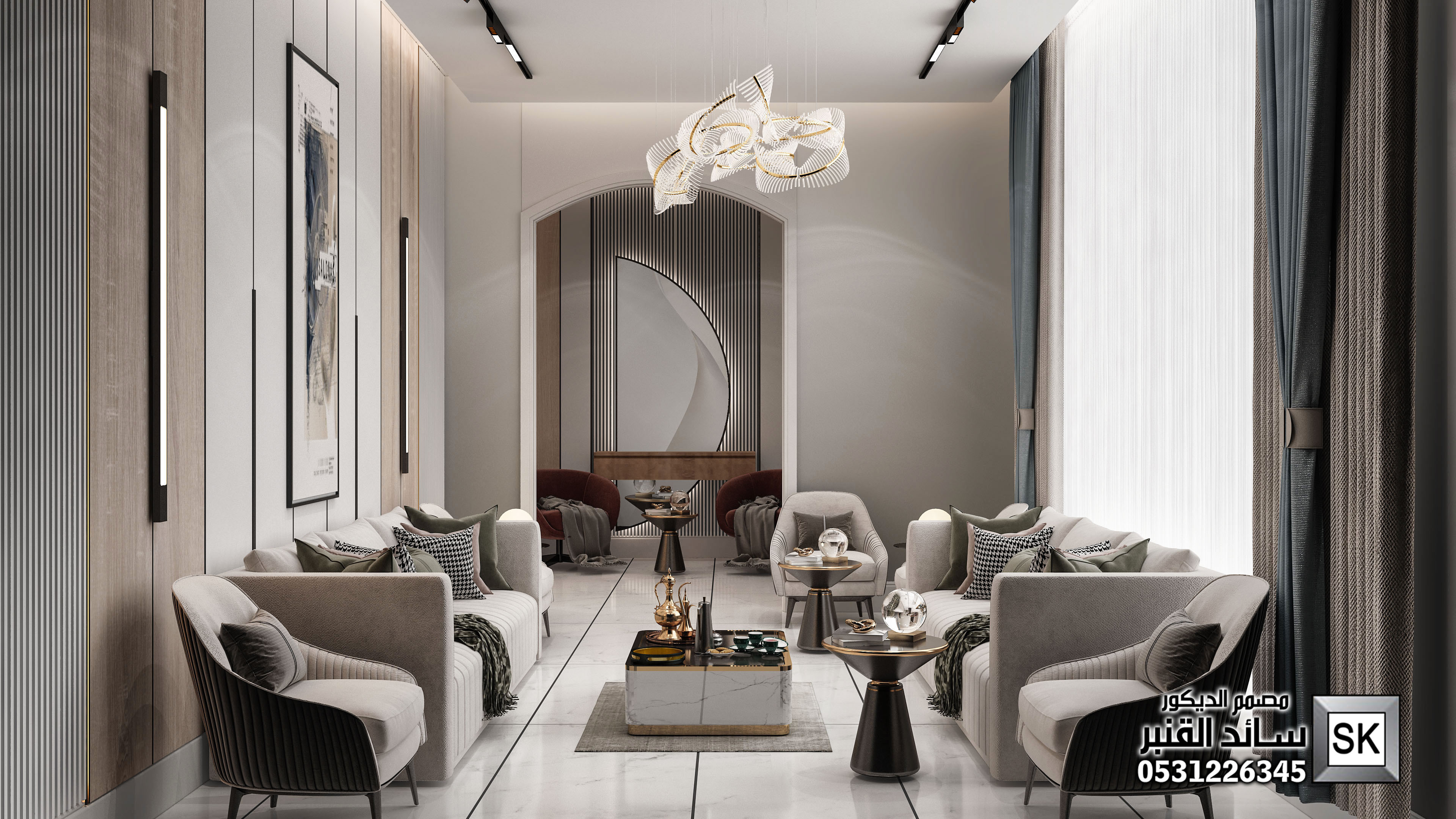 تصميم و تنفيذ أحدث ديكورات عام 2025 بلمسات سعودية