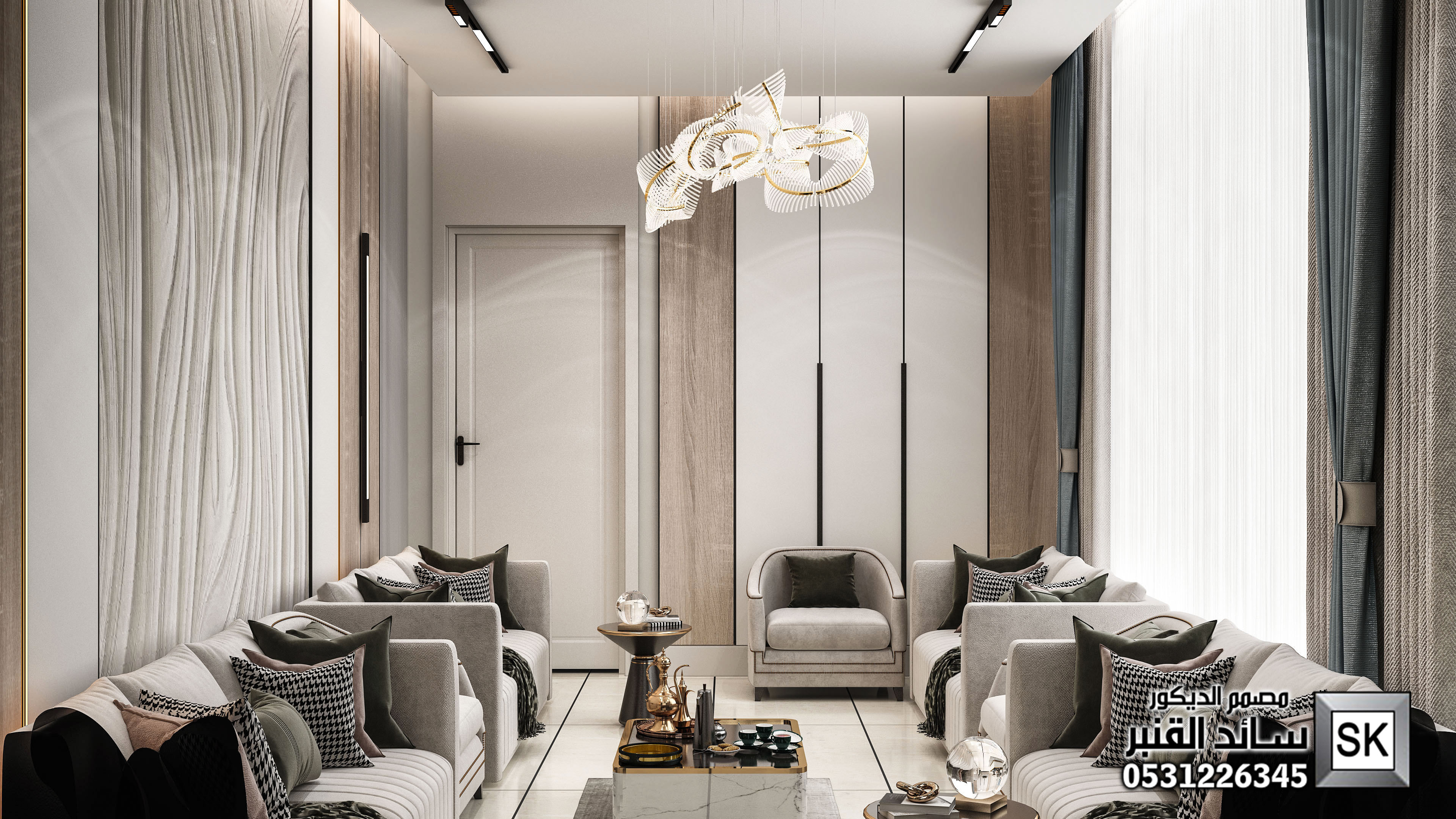 تصميم و تنفيذ ديكور داخلي مودرن بإسعار مذهلة في السعودية